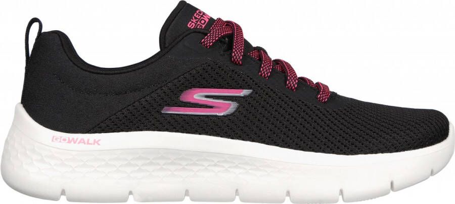 Skechers GO WALK FLEX Black Hot Pink