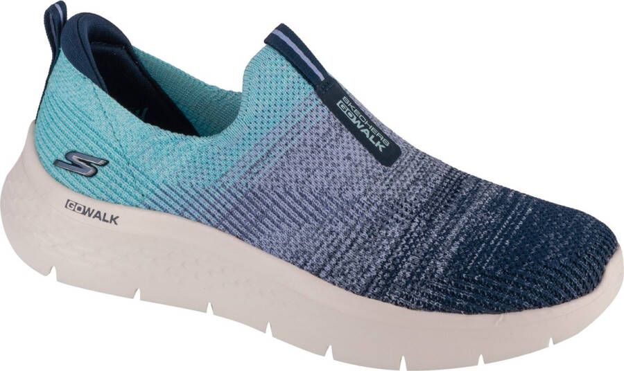 Skechers Go Walk Flex Cali Sunset 124827-NVAQ Vrouwen Blauw Sneakers