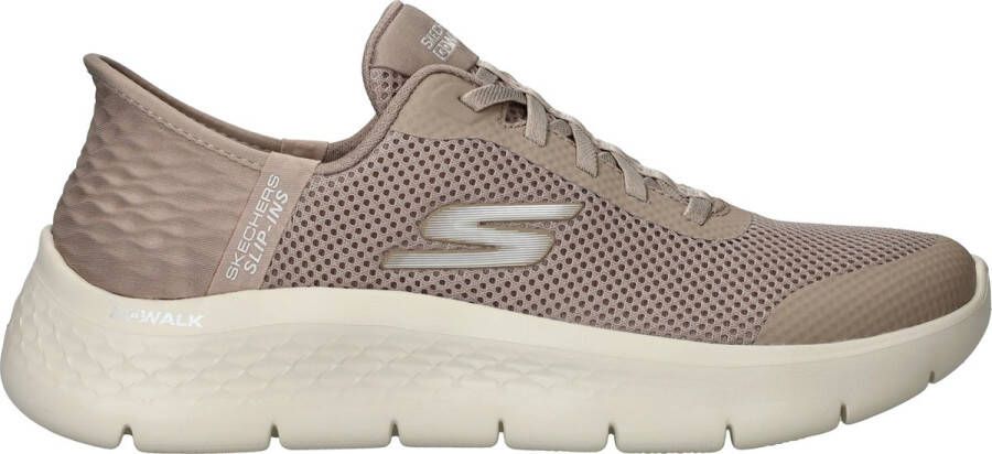 Skechers Slip-ins: GO WALK Flex Grand Entry 124836 TPE Taupe Grijs