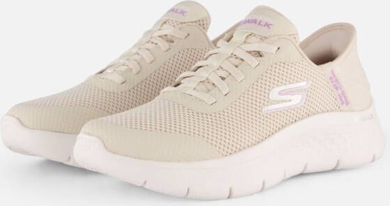 Skechers Go Walk Flex-Grand Entry Slip-Ins instapper Beige Dames