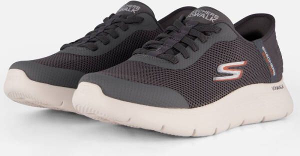 Skechers Go Walk Flex Hands Up Heren Instappers Grijs