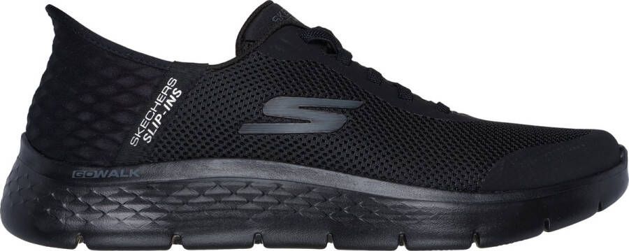 Skechers Go Walk Flex Hands Up Heren Instappers Zwart - Foto 1