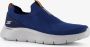 Skechers Go Walk Flex heren sneakers blauw - Thumbnail 2