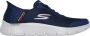 Skechers Go walk flex hands up navy Heren Kleur Blauw) - Thumbnail 1