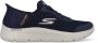 Skechers Go Walk Flex Hands Up 216324 NVY Blauw - Thumbnail 1