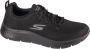 Skechers Go Walk Flex Vespid 216507-BBK Mannen Zwart Sneakers - Thumbnail 1