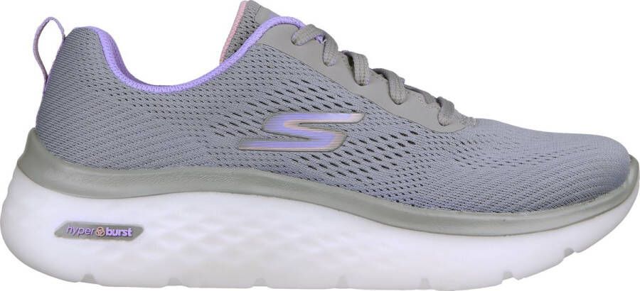 Skechers Ademende Mesh Sneakers met Hyper Burst Demping Grijs Dames