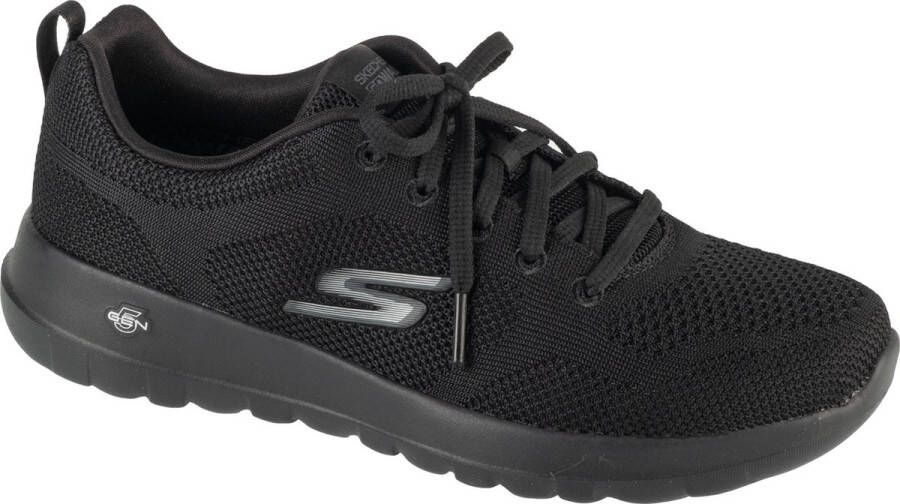 Skechers Go Walk Joy Violet 124640-BBK Vrouwen Zwart Sneakers