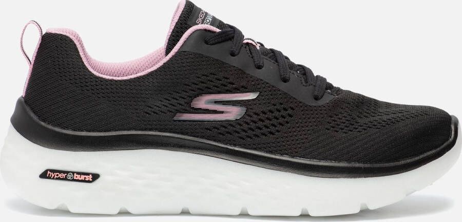 Skechers GOwalk Hyper Burst sneakers zwart roze