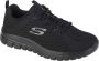 Skechers Sneakers Graceful Get Connected in schoenwijdte g (wijd) vrijetijdsschoen halfschoen veterschoen - Thumbnail 1