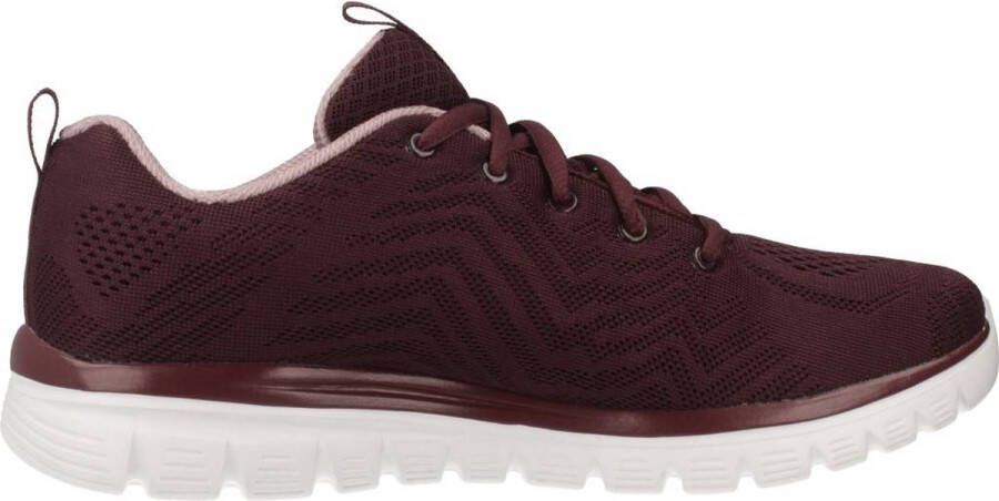 Skechers Sneakers Graceful Get Connected met memory foam vrijetijdsschoen halfschoen veterschoen