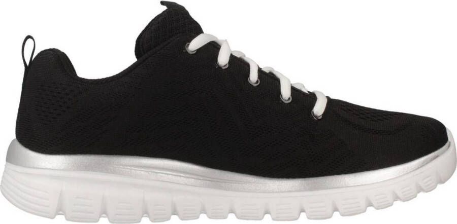 Skechers Sneakers Graceful Get Connected met memory foam vrijetijdsschoen halfschoen veterschoen