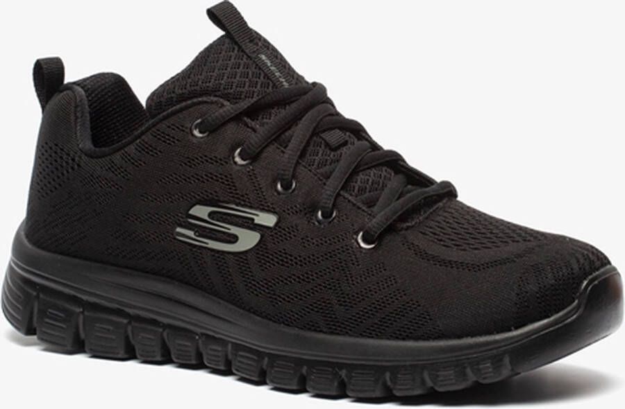 Skechers Sneakers Graceful Get Connected met memory foam vrijetijdsschoen halfschoen veterschoen