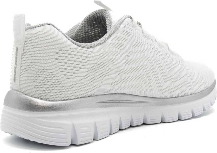 Skechers Sneakers Graceful Get Connected met memory foam vrijetijdsschoen halfschoen veterschoen