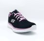 Skechers Graceful Get Connected 12615-NVPK Vrouwen Marineblauw Sneakers Sportschoenen - Thumbnail 1