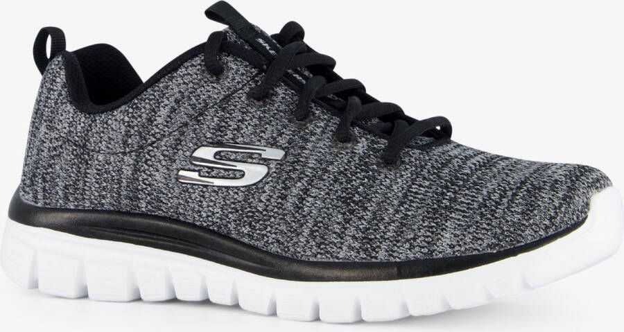 Skechers Sneakers Graceful Twisted Fortune met memory foam vrijetijdsschoen lage schoen veterschoen