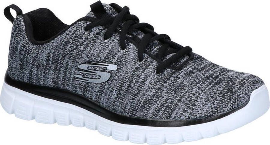 Skechers Sneakers Graceful Twisted Fortune met memory foam vrijetijdsschoen halfschoen veterschoen