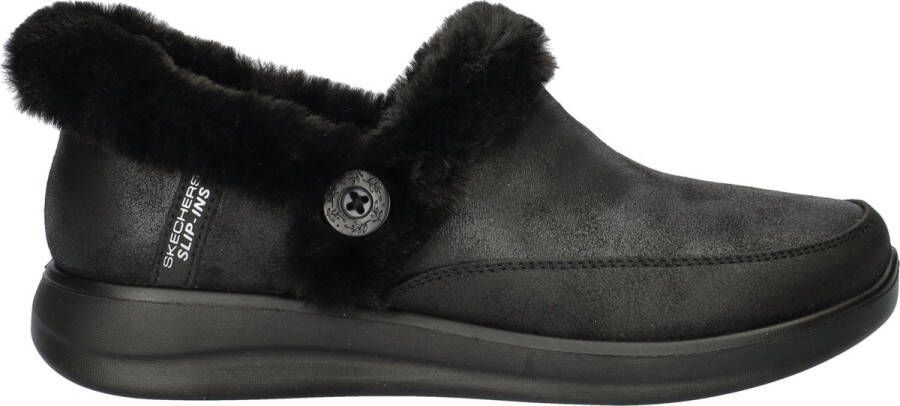 Skechers Hands Free Slip-Ins Cozy Escape dames pantoffel Zwart