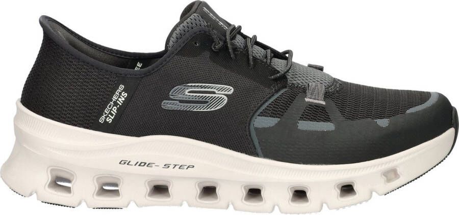 Skechers Hands Free Slip-Ins Glide Step Pro heren sneaker Zwart wit