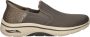 Skechers Hands Free Slip-Ins Go Walk Arch Fit 2.0 heren instapschoen Taupe - Thumbnail 1