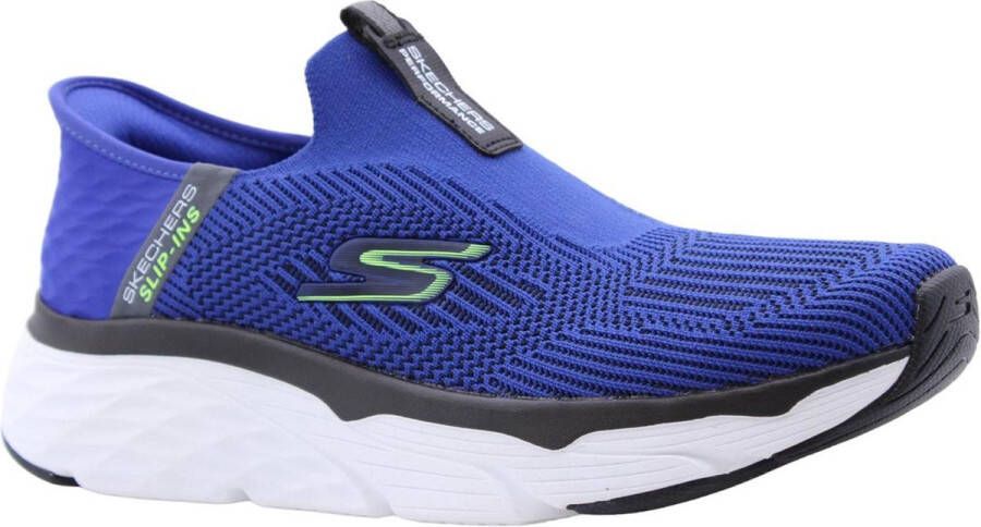 Skechers Hands Free Slip-ins Max Cushioning Elite heren sneaker Blauw wit