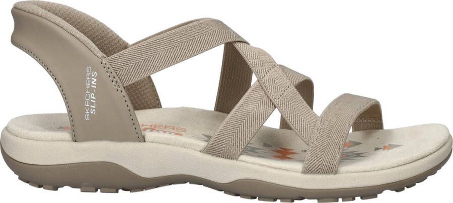 Skechers Sandalen Slip-ins: Reggae Slim Stretch Flex 163460 TPE Taupe Grijs