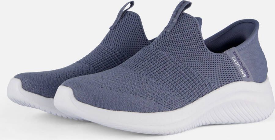 Skechers Hands Free Slip-Ins Ultra Flex 3.0 Cozy Streak Instappers Dames Blauw