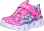 Skechers Heart Lights 20180N-NPMT Kinderen Roze Sneakers - Thumbnail 1