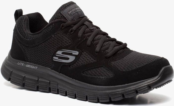 Skechers Sneakers BURNS-AGOURA in monochrome look vrijetijdsschoen lage schoen veterschoen