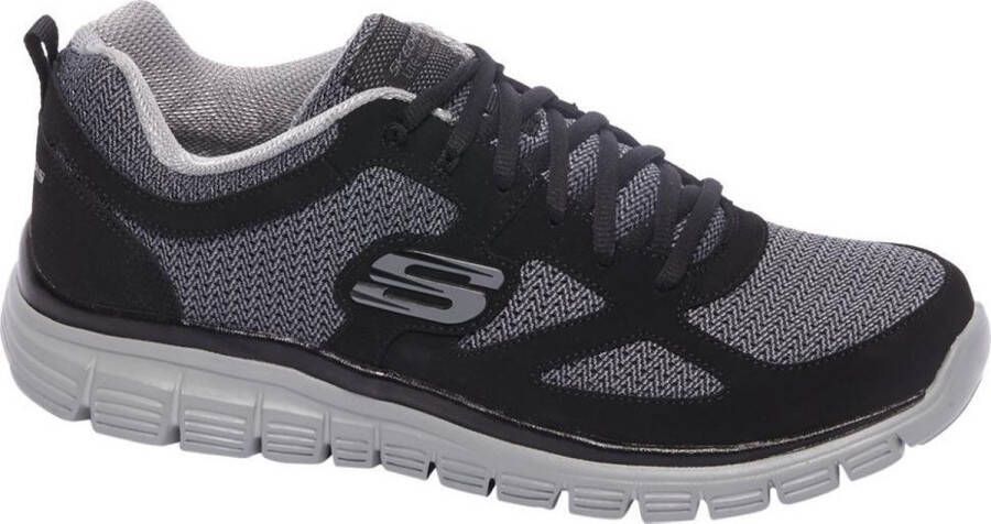 Skechers Heren Zwarte lightweight sneaker memory foam