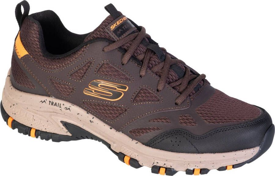 Skechers Hillcrest 237265-BRN Mannen Bruin Sneakers Sportschoenen