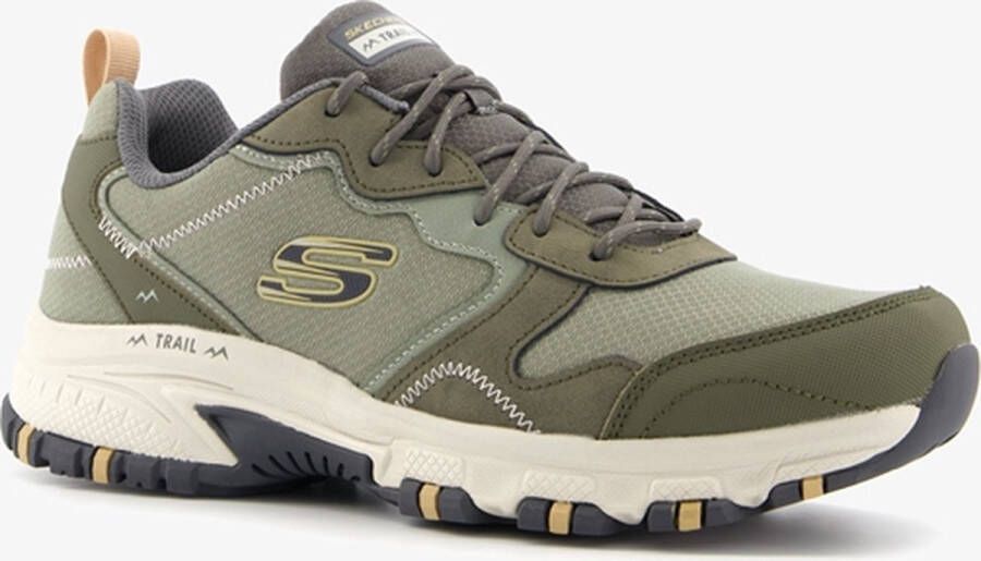 Skechers Hillcrest Rocky heren wandelschoenen A Groen Extra comfort Memory Foam