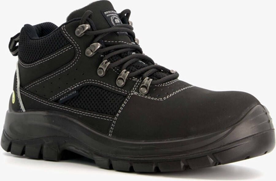 Skechers hoge heren werkschoenen S1 Zwart Uitneembare zool