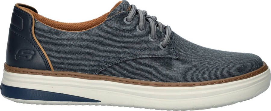 Skechers Comfortabele Vegan Sneaker met Memoryfoam Blue Heren