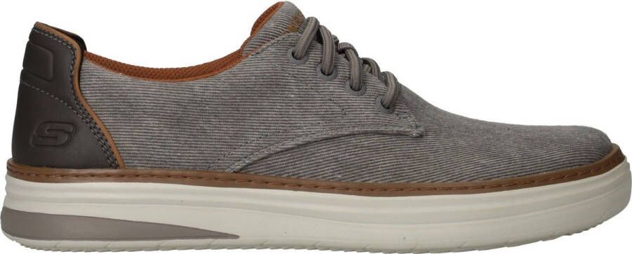 Skechers Hyland Ratner VEGAN Veterschoen Mannen Grijs