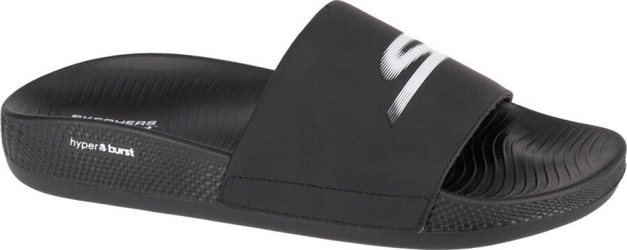 Skechers Hyper Slide Hyper Comfort 229133-BBK Mannen Zwart Slippers