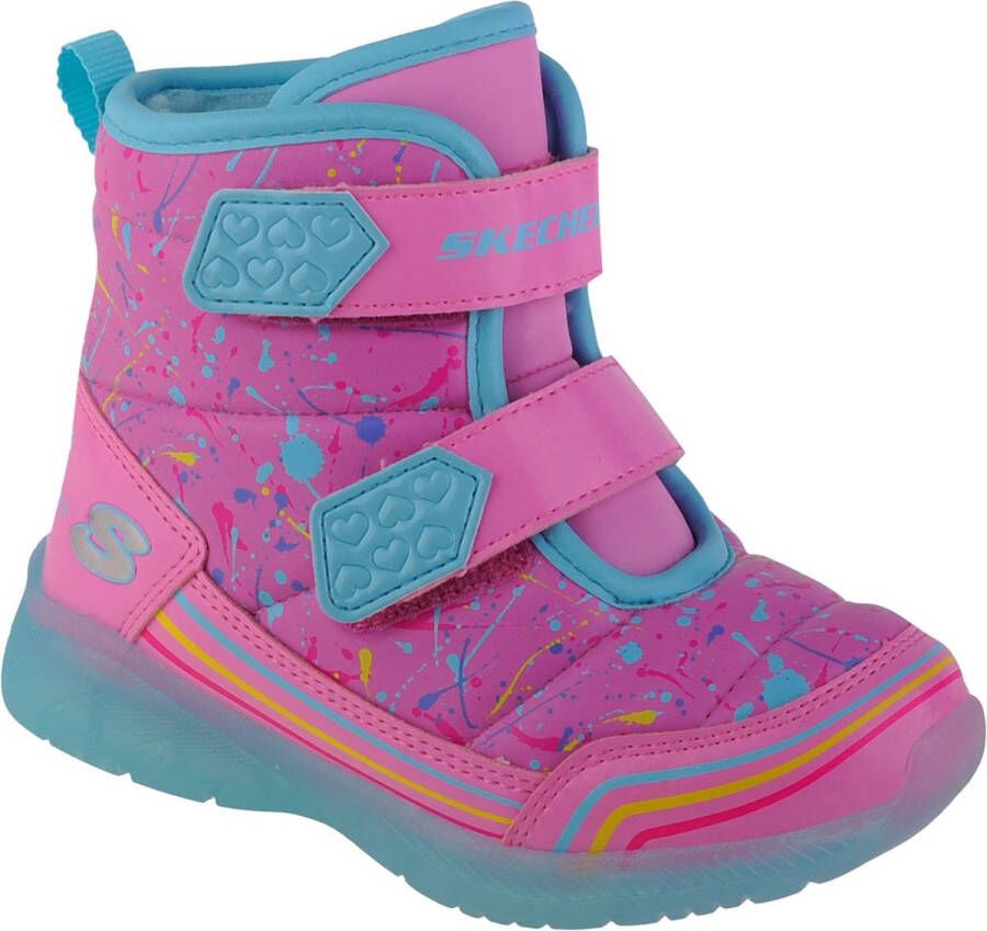 Skechers Illumi-Brights Power Paint 302653N-PKMT voor meisje Zwart Sneeuw laarzen