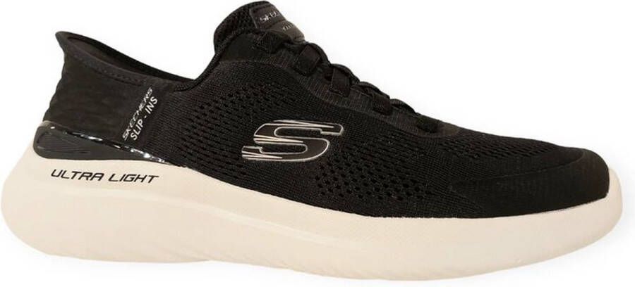 Skechers Instapper Hands-Free Slip-Ins Bounder 2.0 Emerged 232459 BKW Zwart Machine Washable