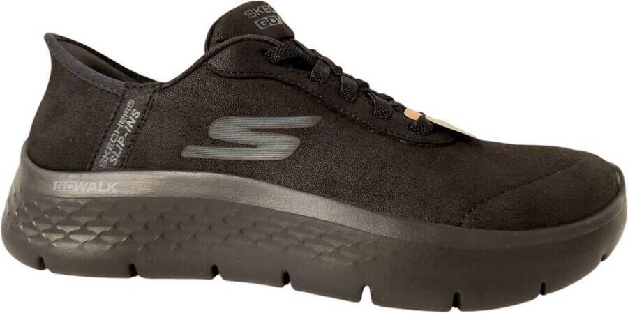 Skechers Instapper Hands-Free Slip-Ins Go Walk Flez Mali 124837 BBK Zwart Machine Washable