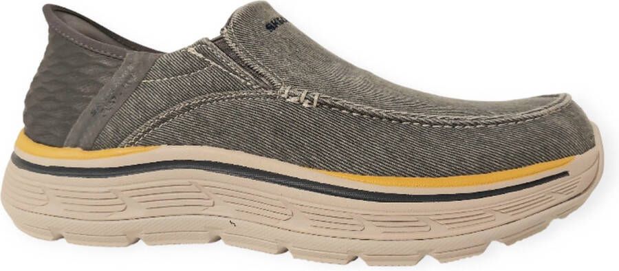 Skechers Instapper Remaxed Fenick 204839 CHAR Charcoal Blauw Grijs