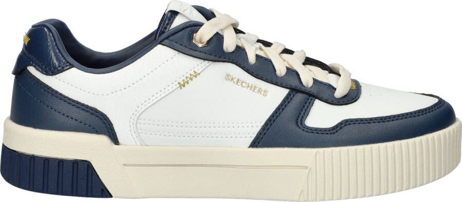 Skechers Jade dames sneaker Wit blauw