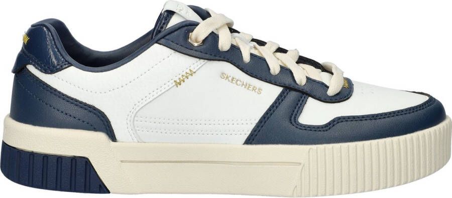 Skechers Jade dames sneaker Wit blauw