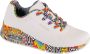 Skechers Jen Stark: Uno Mini Drip 177959-WMLT Vrouwen Wit Sneakers - Thumbnail 1