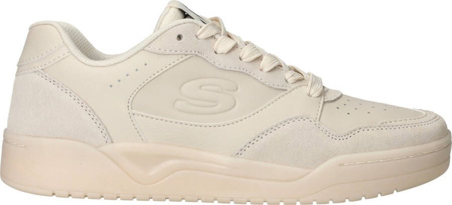 Skechers Koopa Court Volley Low Varsity Sneakers Laag Gebroken wit