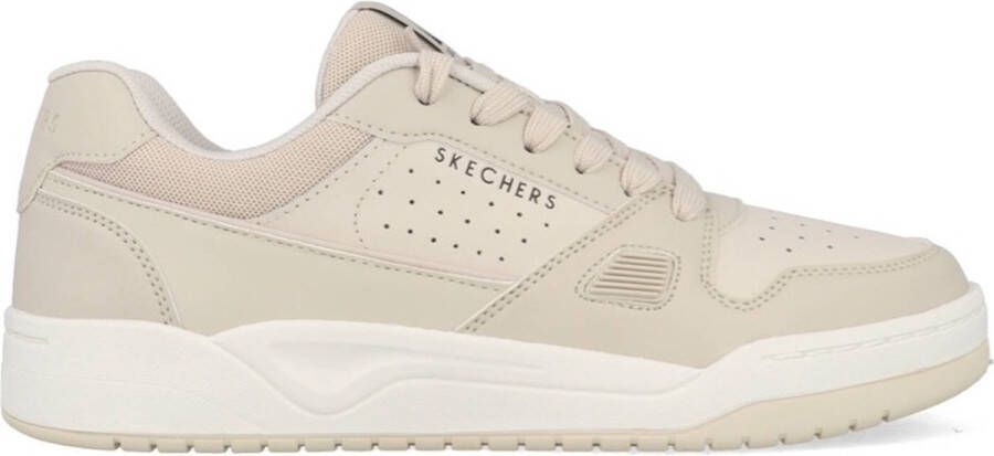 Skechers Koopa Tiebreak Low Heren Sneakers Gebroken wit