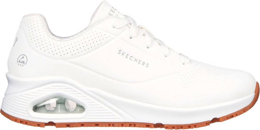 Skechers Work Uno Slipresistant Sneaker Vrouwen Wit