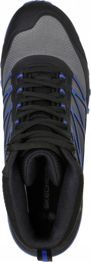 Skechers Lace up sneaker Boot with Composite safety Toe Black Blue