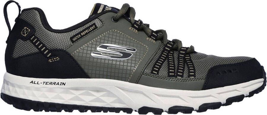 Skechers leren heren wandelschoenen waterafstotend Beige Winddicht Ademend materiaal