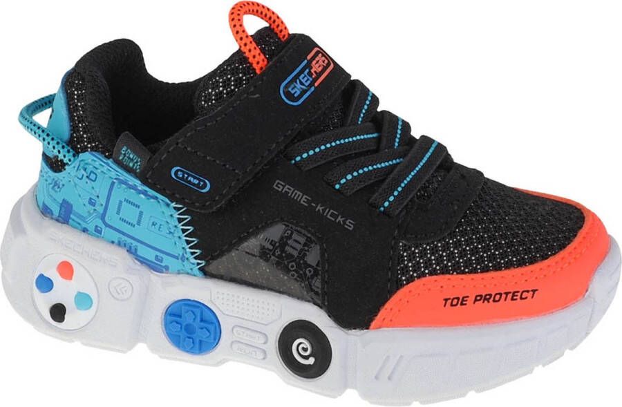 Skechers Lil Gametronix 402262N-BKMT voor een jongen Zwart Sneakers - Foto 1