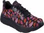 Skechers Mac Cushioning Elite dames sneaker Zwart multi - Thumbnail 1